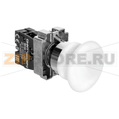 Кнопка управления, 1НЗ, IP40, без подсветки, белая Chint NP2-BC12 