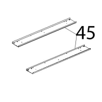 Traverso rinforzo fondo inox Unox XBC 905