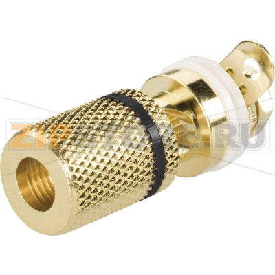 Гнездо лабораторное, Ø контакта: 4 мм, черное, 1 шт TRU Components 1582248 