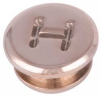 DECOR HANDLE INSERT - HOT H CHROME PLA