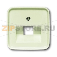 Накладка для однопостовой розетки с полем для надписи ABB 2CKA001753A8949