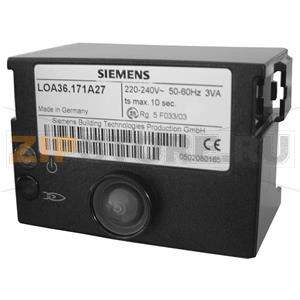 LOA36.171A27 - Автомат горения (жидкотопливный), двухступенчатая, t1 = 13 с, TSA = 10 с, t3n = 15 ... 20 с, AC220 ... 240 В Siemens LOA36.171A27 