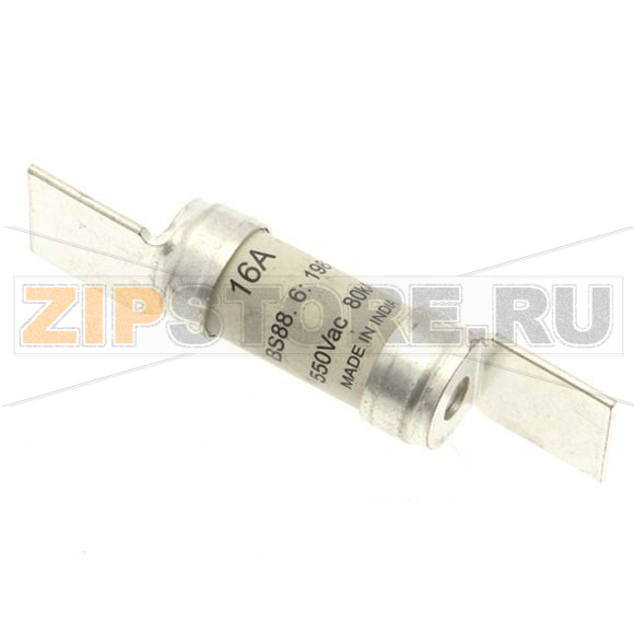 Предохранитель, 16 A, AC 550 В, 80 кА, BS88/F2, 14x68 мм, gL/gG, BS Eaton 16AMP 550V AC INDUSTRIA 
