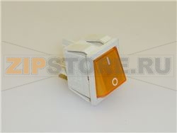 INTERRUTTORE GIALLO 0-1 CORPO BIANCO 