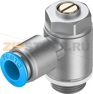Дроссель с обратным клапаном Festo GRLA-3/8-QS-10-D 