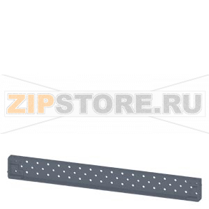 SIVACON, mounting rail, universal, suitable for cabinet depth 600 mm, L: 450 mm, zinc-plated Siemens 8MF1045-2AS30 