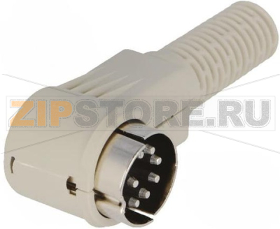 Разъем DIN 4 A, 8 контактов Hirschmann MAWI 80 SB 