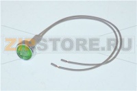 LAMPADA SPIA VERDE C/GHIERA PANN. GT/BC