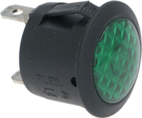 INDICATOR LIGHT GREEN 10A 125V