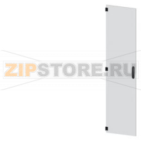 SIVACON, door, left, IP55, H: 2000 mm, W: 450 mm, RAL 7035, Protection class 1 Siemens 8MF1070-2UT15-0BA2