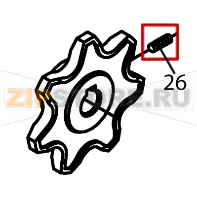 Threaded rod M-8x16 Fagor FI-2700I Threaded rod M-8x16 Fagor FI-2700IЗапчасть на деталировке под номером: 26Название запчасти Fagor на английском языке: Threaded rod M-8x16 FI-2700I.
