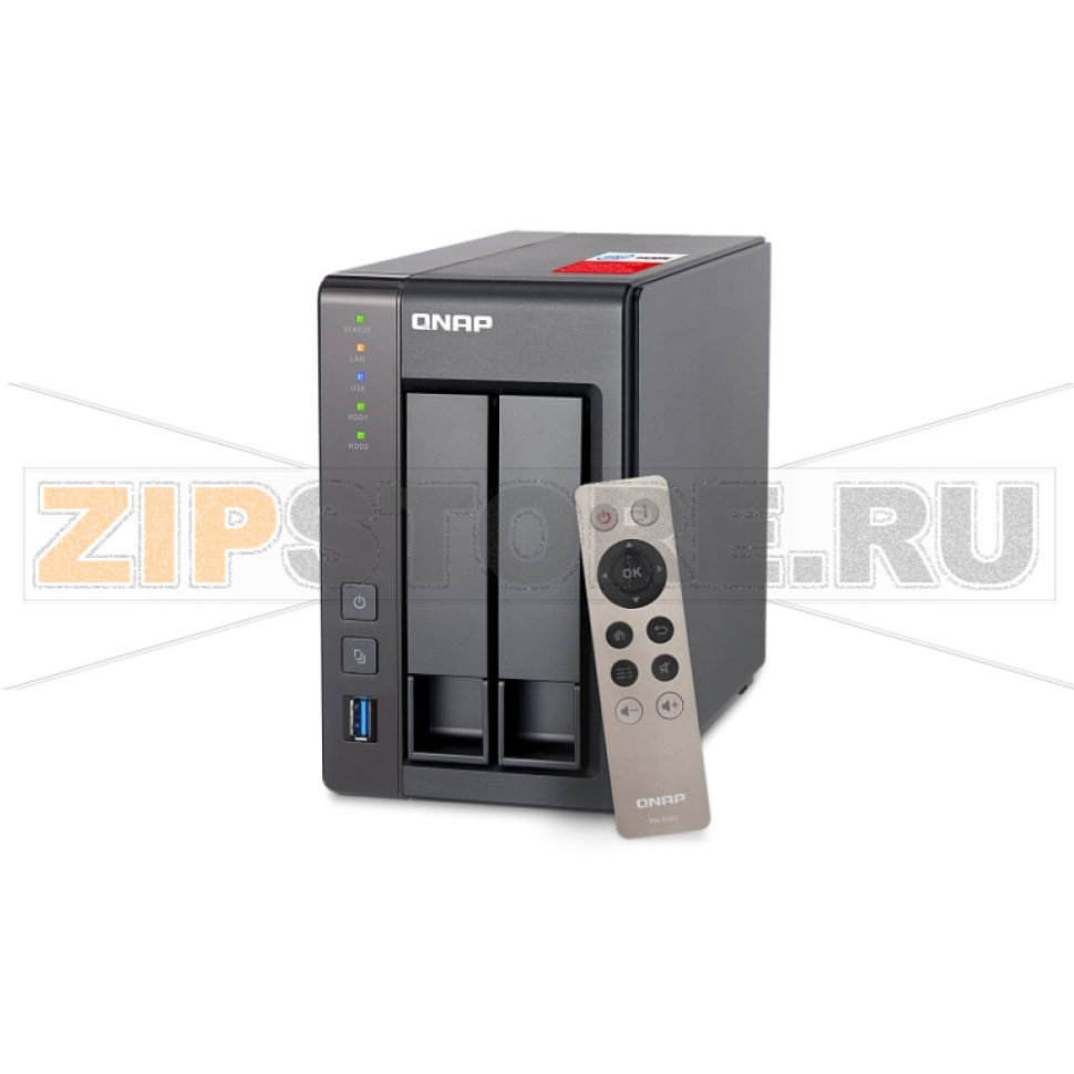 Накопитель сетевой QNAP TS-251-PLUS 