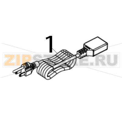 Power cord, JP TSC PEX-1131 Power cord, JP TSC PEX-1131Запчасть на деталировке под номером: 1