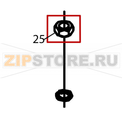 Hexagonal nut M-6 Fagor FI-2700I Hexagonal nut M-6 Fagor FI-2700IЗапчасть на деталировке под номером: 25Название запчасти Fagor на английском языке: Hexagonal nut M-6 FI-2700I.