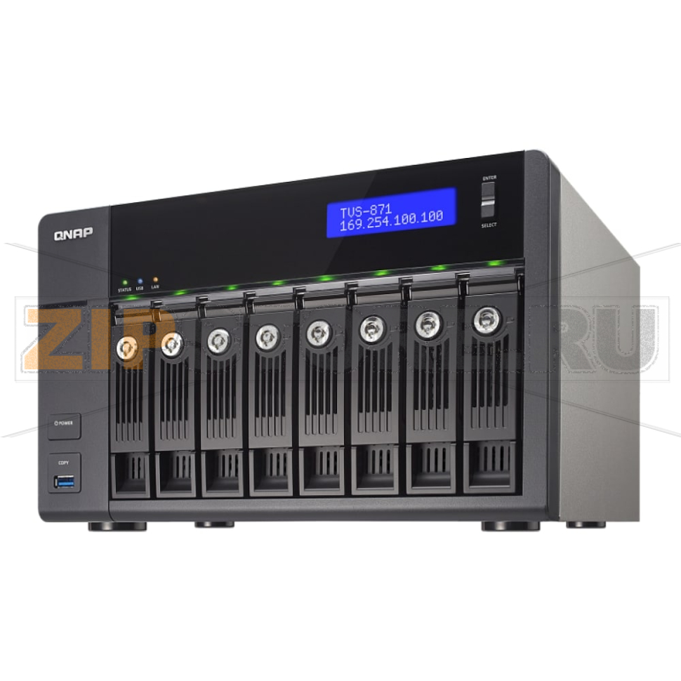 Накопитель сетевой QNAP TVS-871 