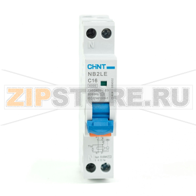 Дифавтомат 16 А, 30 мА, 6 кА Chint NB2LE 