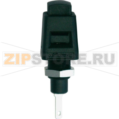Зажим быстроразъемный 5 А, черный, 1 шт Schützinger ESD 4323 SW 