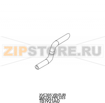 Venturi silicon pipe D25 Unox XVC 305 Venturi silicon pipe D25 Unox XVC 305Запчасть на деталировке под номером: 64Название запчасти на английском языке: Venturi silicon pipe D25 Unox XVC 305