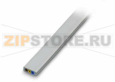Кабель плоский; Eca; 3G 2,5 мм; PVC; L + PE + N; 0,6/1 кВ; 2,50 mm; светло-серые Wago 897-231 