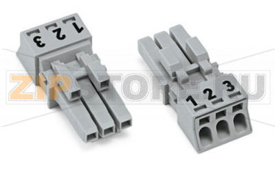 Разъем; 3-пол.; Код. B; 1,50 mm; серые Wago 890-243 Protected against mismating and maintenance-freePush-in CAGE CLAMP® spring pressure connection technology allows solid conductors to be simply pushed into a unit.Low profile with 4.4 mm pole spacingComponents can be clearly printed on and color-coded to meet custom requirements.When assembled, the installation connectors comply with IP40 and are suitable for easily accessible areas....