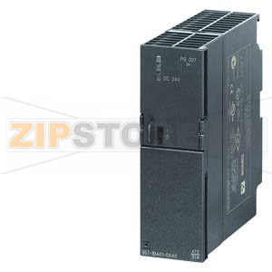 SIMATIC S7-300, СТАБИЛИЗИРОВАННЫЙ БЛОК ПИТАНИЯ PS307 ВХОД: ~120/230 В, ВЫХОД: =24 В/2 A Siemens 6ES7307-1BA01-0AA0 