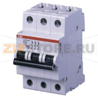 Выключатель автоматический трехполюсный, S203MT-K2 ABB 2CDS273006R0277