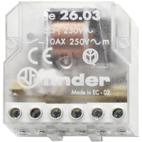 Реле импульсное 12 V (AC), 10 А, 2500 VA Finder 26.03.8.012.0000