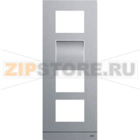 Рамка для станции видеовызова, 1/4, сталь ABB 2TMA130160X0005