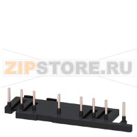 МОДУЛЬ ЭЛЕКТРИЧЕСКОГО СОЕДИНЕНИЯ ДЛЯ КОНТАКТОРНОЙ СБОРКИ S00 (БЕЗ ПРОСТРАНСТВА МЕЖДУ КОНТАКТОРАМИ) Siemens 3RA2913-3EA1