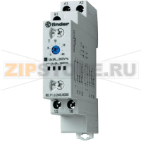 Реле времени многофункциональное, 0.1 с - 24 ч Finder 80.71.0.240.0000