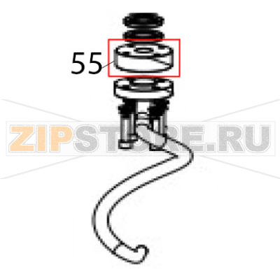 Output shaft flange Hurakan HKN-20SN2V Output shaft flange Hurakan HKN-20SN2VЗапчасть на деталировке под номером: 55