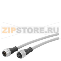 SIMATIC NET, 7/8" СОЕДИНИТЕЛЬНЫЙ КАБЕЛЬ ДЛЯ ИСТОЧНИКА ТОКА ET200ECO, КАБЕЛЬ СОБРАН С ДВУМЯ 7/8"-ШТЕКЕРАМИ, 5-ПОЛЮСНЫЙ, 1,0 М Siemens 6XV1822-5BH10