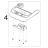 Top cover assembly (LCD) TSC TDM-30