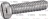 SLOTTED HEAD SCREW M4X25 -200PCS