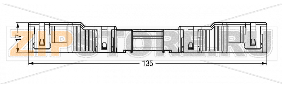 Штекер; с корпусом разгрузки натяжения; 5-пол.; Код. A; 4,00 mm; белые Wago 770-335 Protected against mismating and maintenance-freePush-in CAGE CLAMP® spring pressure connection technology allows solid conductors to be simply pushed into a unit.Additional variable coding is possible....
