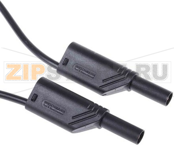 Провод испытательный 2 м, 16 A, 1000 В/AC/DC, черный Hirschmann 934069100 