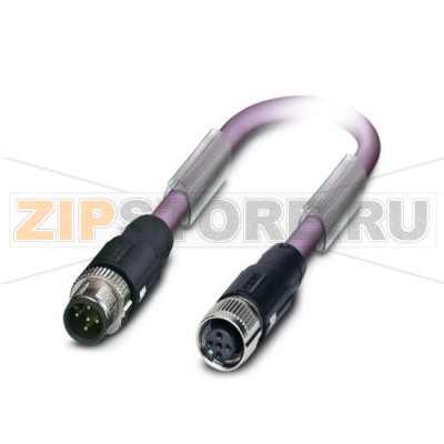 Системный кабель шины Phoenix Contact SAC-2P-MSB/ 5,0-910/FSB SCO PROFIBUS, 2-полюсн., PUR без галогенов, фиолетовый RAL 4001, экранирован., Штекеры прямое M12-SPEEDCON, B-кодирование, к Гнездо прямое M12-SPEEDCON, B-кодирование, Длина кабеля: 5 м.Минимальный заказ: 1 шт.Упаковка: 1 шт.