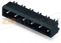MCS MIDI Classic Вилка под пайку THR; 1.0 x 1.0 mm solder pin; угловые; Шаг контактов 7,5 мм; 5-пол.; черные Wago 231-835/001-000/105-604