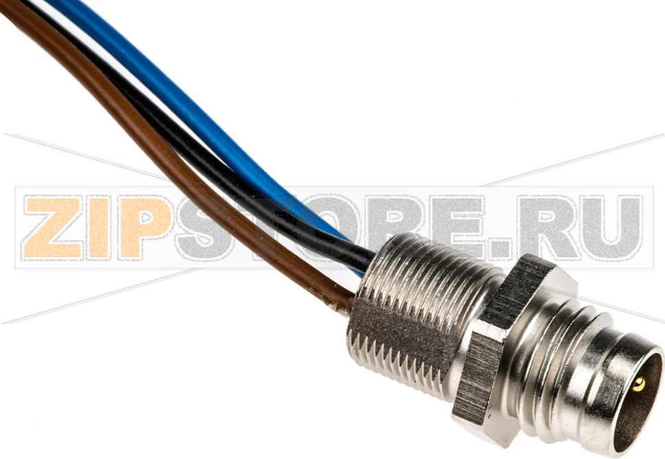 Кабель датчика 0.5 м, M8, прямой, 3 контакта Hirschmann 933146001 