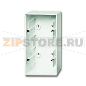 Коробка для открытого монтажа, двухместная, белая ABB 2CKA001799A0922 