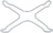REDUCER TRIVET CHROMED 4 POINTS MIDDLE