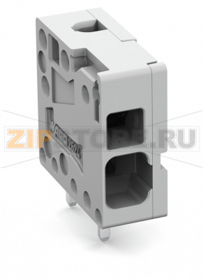 Клемма на печатную плату; 4 mm; Шаг контактов 5 мм; 1-пол.; Push-in CAGE CLAMP®; 4,00 mm; серые Wago 2624-1101 PCB terminal blocks with Push-in CAGE CLAMP® connectionPush-in termination of solid and ferruled conductorsIdeal for panel feedthrough applications via operation parallel to conductor entryTesting can be performed both parallel and perpendicular to conductor entry...