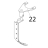 Scraper w. nylon Bear Varimixer AR80 VL-1S