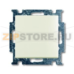 Выключатель двухклавишный, белый ABB 2CKA001012A2191 