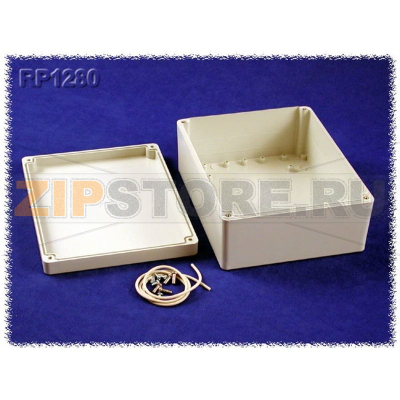 Корпус 186x146x75 мм, материал: поликарбонат, серый, 1 шт Hammond RP1280 