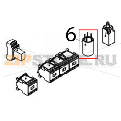 Filtro click DEM 3x440 V/AC, D38x56 - UL Vortmax DDM 660 Filtro click DEM 3x440 V/AC, D38x56 - UL Vortmax DDM 660Запчасть на деталировке под номером: 6