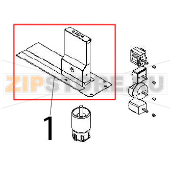 Foot holder RH Angelo Po FC1011G Foot holder RH Angelo Po FC1011GЗапчасть на деталировке под номером: 1