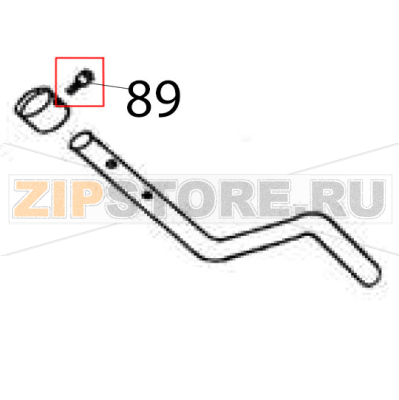 Screw Hurakan HKN-IP10F Screw Hurakan HKN-IP10F-Запчасть на деталировке под номером: 89