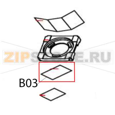 Plastic bag Hurakan HKN-WP900M Plastic bag Hurakan HKN-WP900MЗапчасть на деталировке под номером: B03