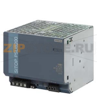 SITOP, СТАБИЛИЗИРОВАННЫЙ БЛОК ПИТАНИЯ PSU8200, ВХОД: 400-500В 3 ФАЗЫ ПЕРЕМЕННОГО ТОКА, ВЫХОД: =24В/40 A Siemens 6EP1437-3BA10